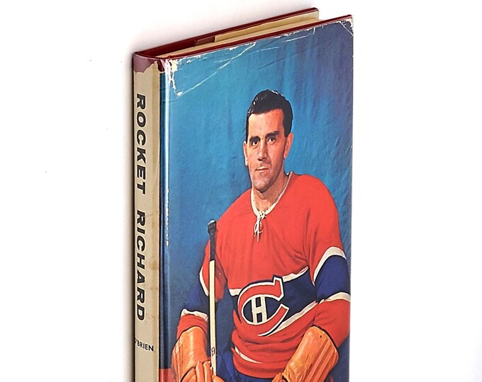 Maurice Rocket Richard 1961 Hockey All-Star Biography by Andy O'Brien ~ Montreal Canadiens ~ NHL