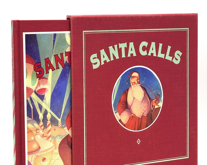 Santa Calls 1993 William Joyce SIGNED & Numbered ~ Slipcase Edition ~ Santa Claus/North Pole Adventure ~ Christmas