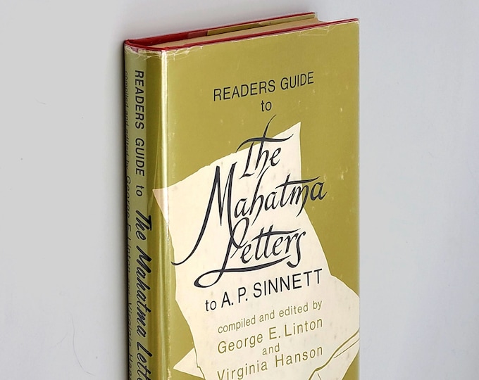 Readers Guide to The Mahatma Letters to A. P. Sinnett 1972 ~ Theosophy ~ Linton/Hanson ~ Koot Hoomi ~ Morya