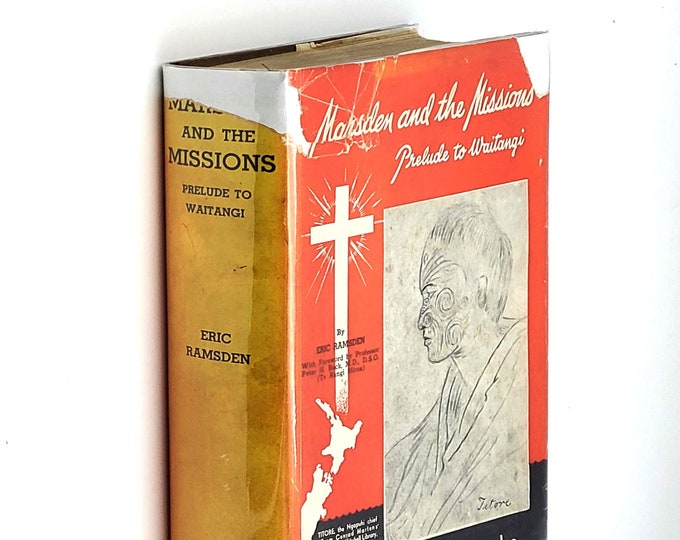 Marsden and the Missions 1936 Eric Ramsden SIGNED + correspondence (TLS) ~ Maori History New Zealand