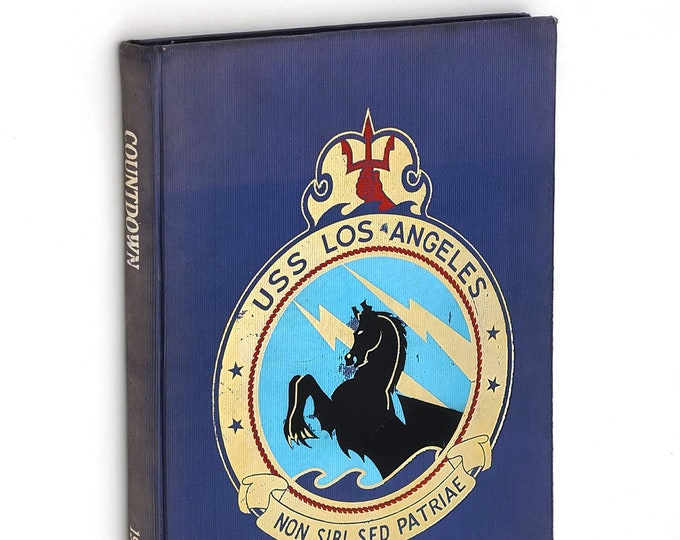 USS Los Angeles (CA-135) WESTPAC Cruise Book 1957-1958 Western Pacific United States Navy