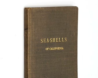 Common Sea-Shells of California 1881 by Josiah Keep ~ Monterey Bay ~ Conchology ~ Mollusks ~ Mills College ~ Seashells ~ Pacific Coast Ocean