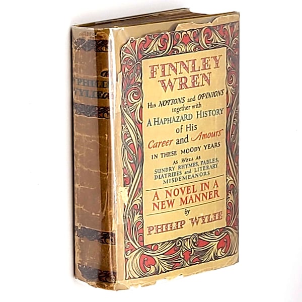 Finnley Wren 1934 Philip Wylie ~ First Edition, Erstdruck mit FR Symbol