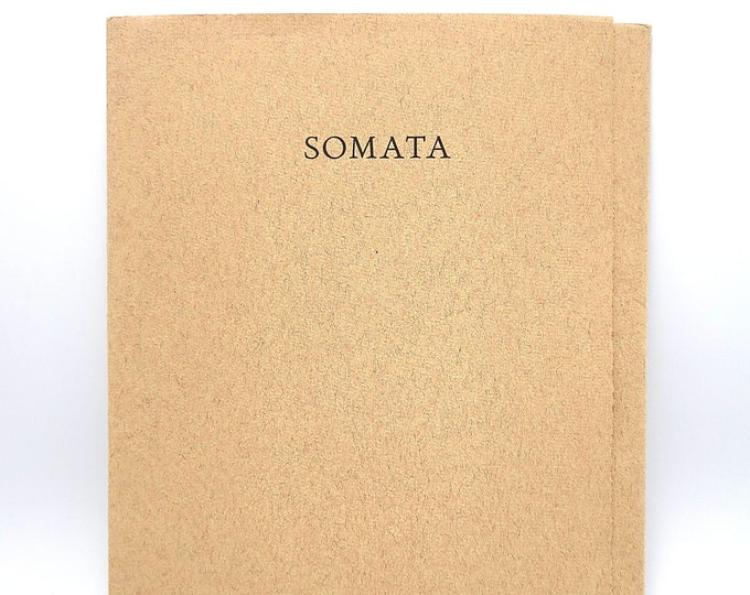 Somata by PHILLIP FOSS Jr 1982 SIGNED ~ Schanilec ~Native American ~  Indian ~ Poetry ~ Verse ~ New Mexico