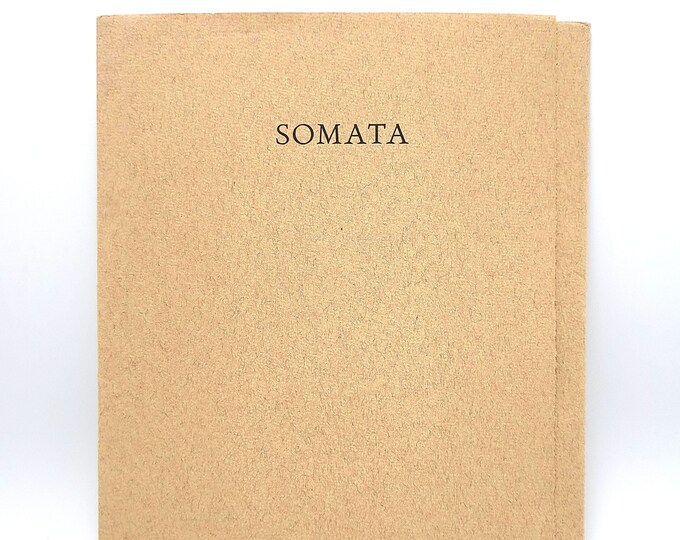 Somata by PHILLIP FOSS Jr 1982 SIGNED ~ Schanilec ~Native American ~  Indian ~ Poetry ~ Verse ~ New Mexico