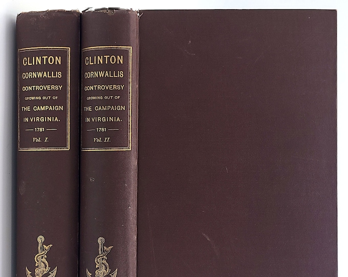 Campaign in Virginia Reprint of Six rare Pamphlets Clinton Cornwallis Controversy 1888 History United States American Revolutionary War