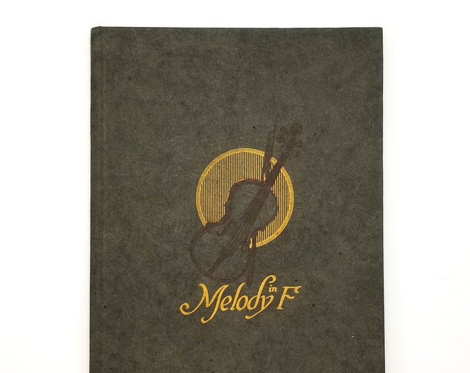 Melody in F 1924 by Minnie Miriam Rasmus SIGNED ~ Violinist Murder Mystery in NYC ~ Anton Rubinstein ~ Oregon Author ~ Short Story