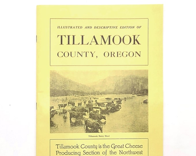 Illustrated and Descriptive Edition of Tillamook County Oregon 1920s Coast - Garibaldi - Netarts - Pacific City