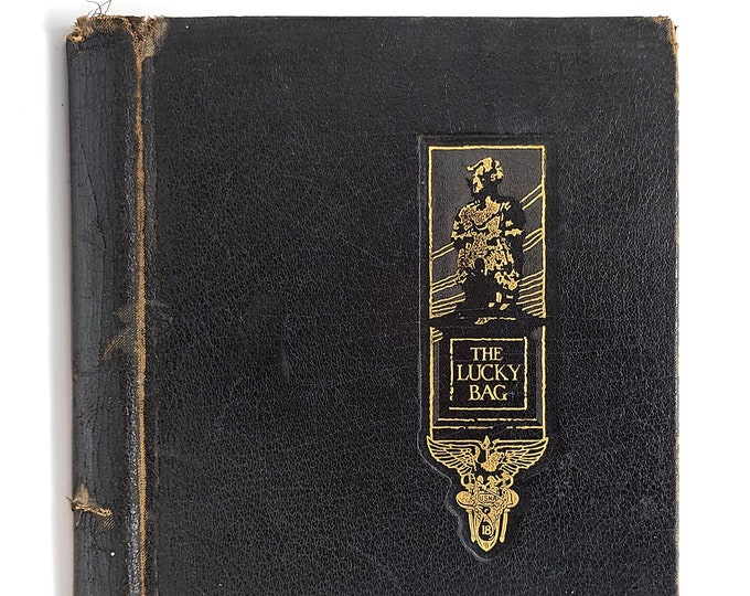 United States Naval Academy 1918 Yearbook - The Lucky Bag - Vice Admiral Kendall Handwritten Notes