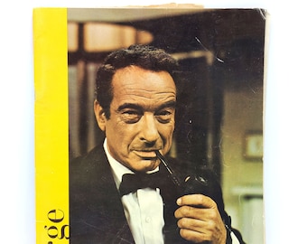 Victor Borge SIGNED tour program, circa 1970