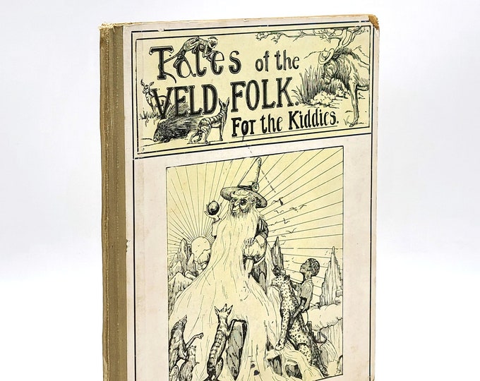 Tales of the Veld Folk c. 1930s E.G. Ridley ~ Rare South African Children's ~ Quirky stories of talking veld animals