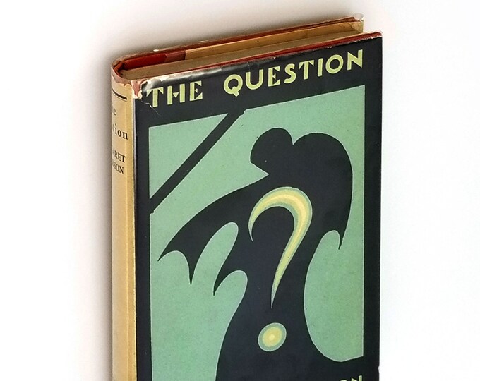 Vintage Mystery: The Question Hardcover in Dust Jacket 1931 by Margaret Peterson - Crime Fiction