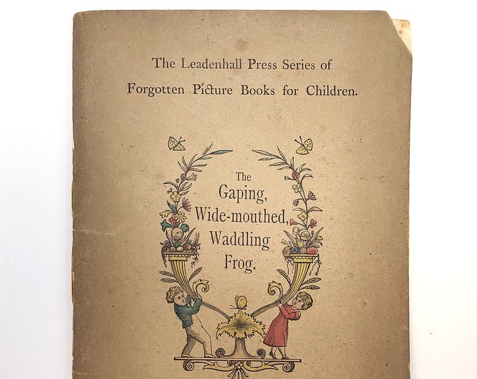 The Gaping, Wide-Mouthed, Waddling Frog 1887 Antique Victorian Memory Game