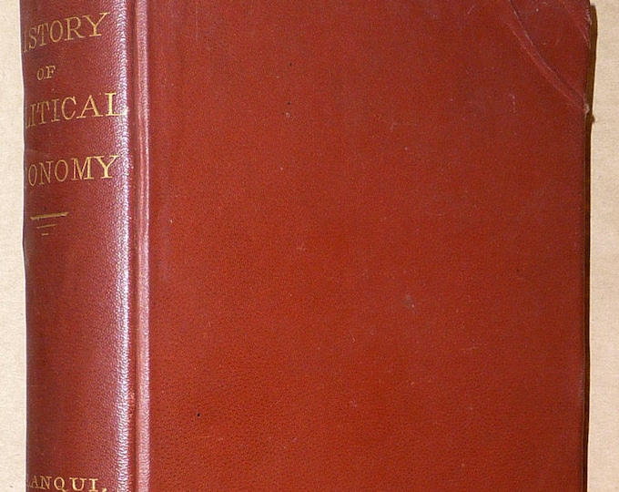 History of Political Economy in Europe by Jerome-Adolph Blanqui Hardcover HC Putnam Ca. 1880 Antique