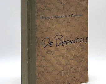History of Education in Portland  [Oregon] 1937 Alfred Powers SIGNED ~ WPA ~ Schools ~ Howard McKinley Corning