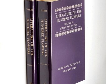Literature of the Hundred Flowers Movement (1956-1957) Vols I & II China Maoism Communism Anti-Rightist Intellectual Life ~ Hualing Nieh