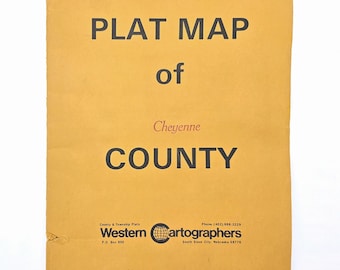 Plat Map of Cheyenne County [Nebraska, 1980] ~ property ownership
