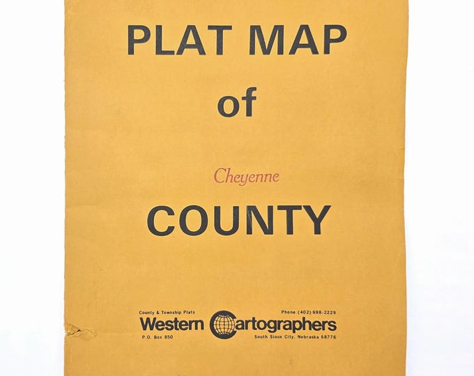 Plat Map of Cheyenne County [Nebraska, 1980] ~ property ownership