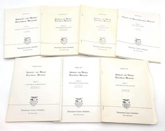 Aircraft and Missile Electrical Mechanic, Course 4213 [7 of 8 volumes] 1958/1962 USAF Air University ~ Chanute/Gunter Air Force Base