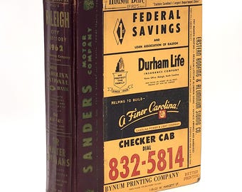 Hill's 1962 Raleigh City Directory (Wake County, North Carolina) ~ Genealogy