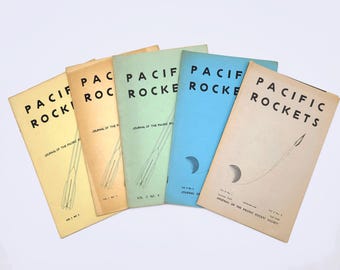 Pacific Rockets: Journal of the Pacific Rocket Society [5 issues, 1947-1949] California amateur rocketry ~ Mojave Desert test site