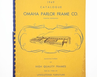 Omaha Parlour Frame Company Catalogus 1949 ~ Meubelcatalogus halverwege de eeuw: Davenports, stoelen, sectionals, enz. ~ Nebraska