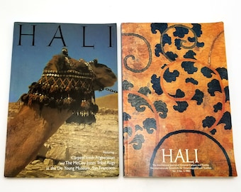 Hali: The International Journal of Oriental Carpets and Textiles [2 issues - Vol. 5, no. 2 (1982) and Vol. 7, no. 1 (Jan 1985)]