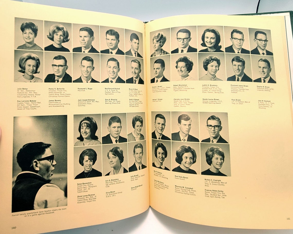 Woodrow Wilson High School portland, Oregon Yearbook 1964 Troyan Etsy