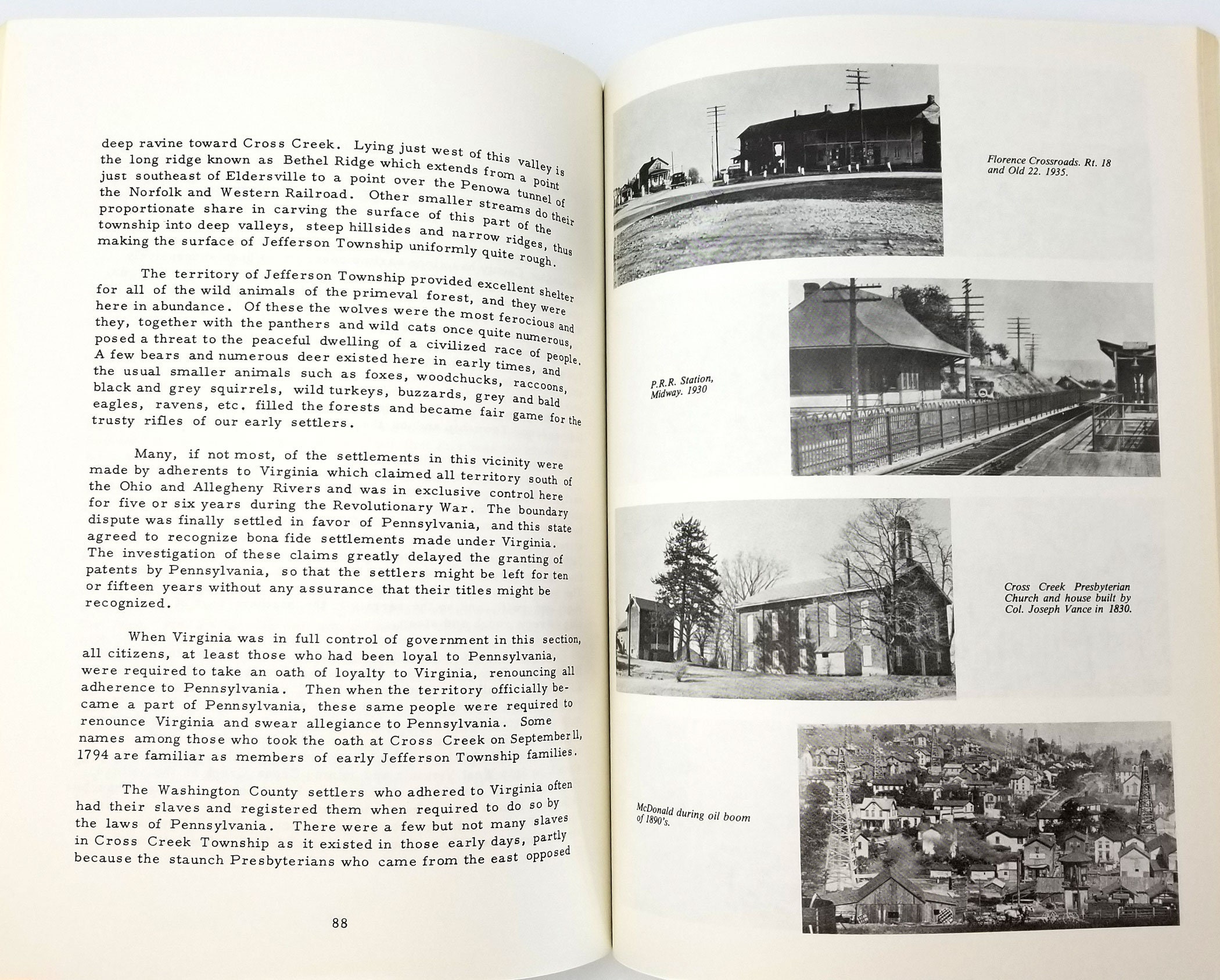 Historical Sketches of Northern Washington County SIGNED 1979 Alvin