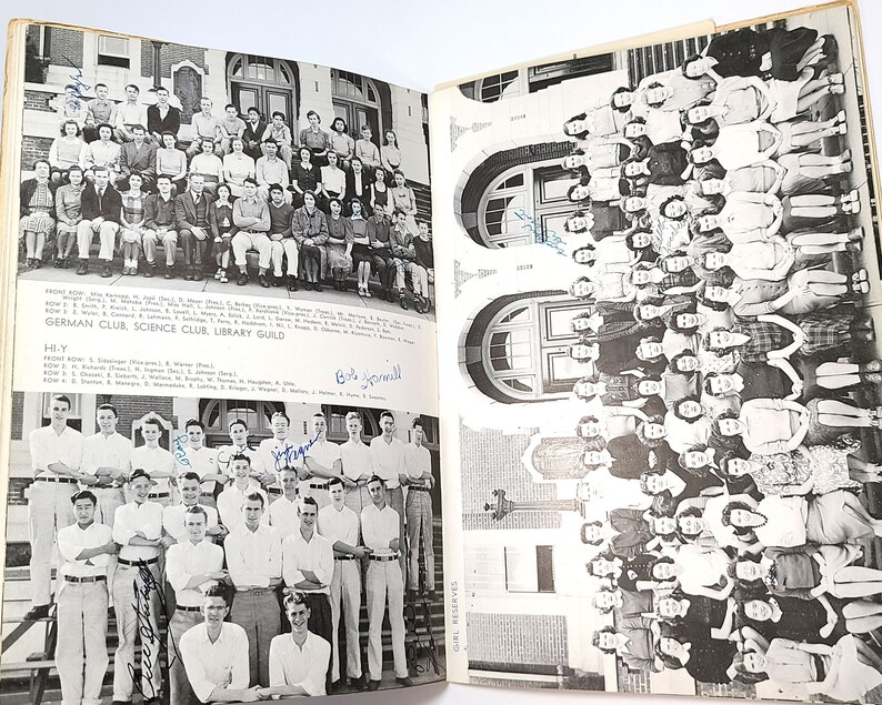 Jefferson High School Yearbook the Spectrum June 1941 & Jan Etsy