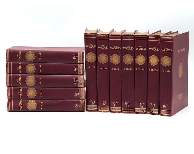 The Word 12 Vols 1906-1912 Theosophy periodical ~Harold W Percival ~Theosophical Society of New York ~Occult ~Esoteric ~Metaphysics