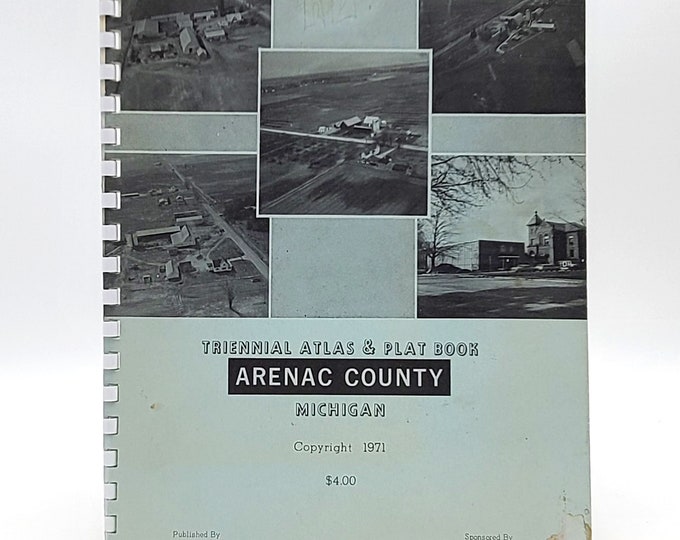 1971 Arenac County, Michigan, Land Atlas & Plat Book ~ Property Ownership Maps