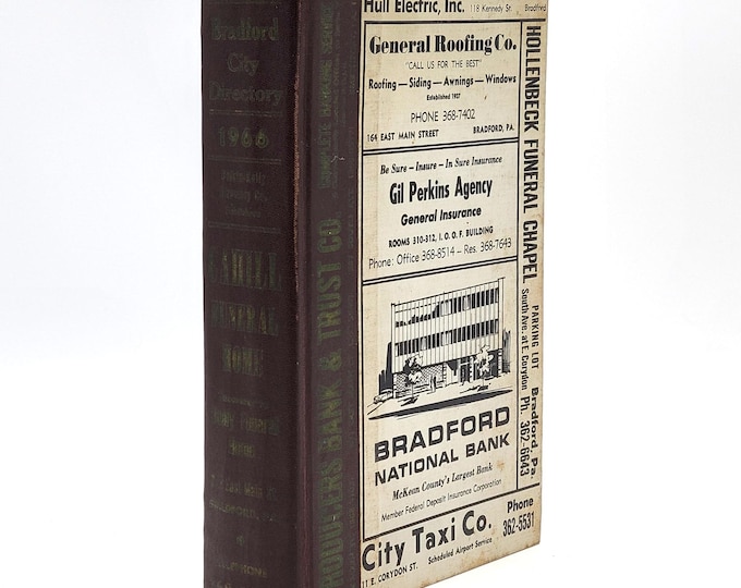 1966 Bradford City Directory (McKean County, Pennsylvania) - Lewis Run and Smethport Boroughs, Bradford, Foster, Keating and Otto Townships