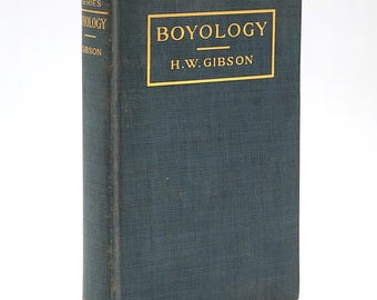 Boyology or Boy Analysis 1919 by Henry W Gibson (YMCA) ~ studies of boy life, social  & moral development