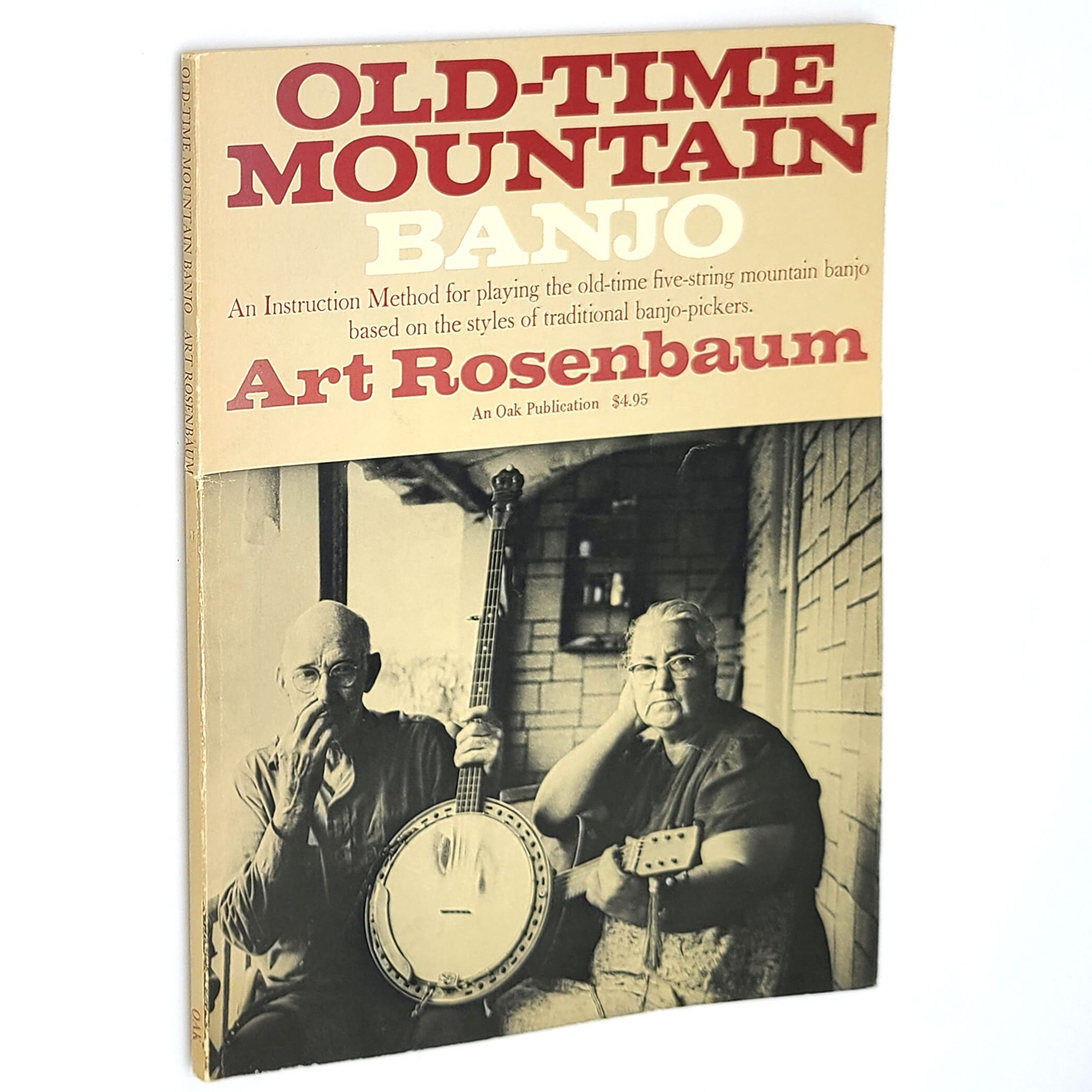 Old time Mountain Banjo ART ROSENBAUM 1968 Instruction Five string