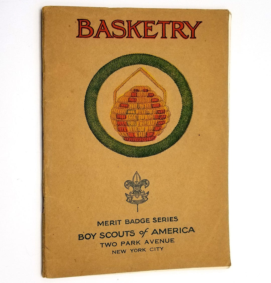 Basketry Merit Badge Series 1938 Boy Scouts of America New Etsy