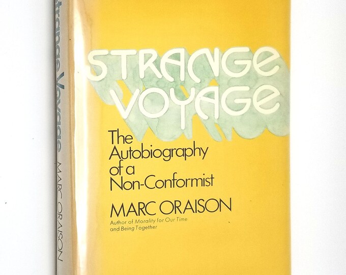 Strange Voyage: Autobiography of a Non-Conformist by Marc Oraison 1970 First Edition ~ Catholic