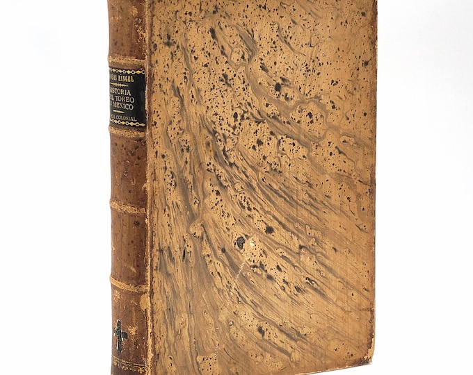 Historia del toreo en Mexico: epoca colonial [1529-1821] by Nicolas Rangel 1924 ~Irving A. Leonard's copy ~bullfighting ~taurine ~toreros