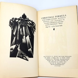 Christmas Formula and Other Stories 1932 SIGNED & Numbered by Stella Benson / illustrated by Clare Leighton - Furnival Books