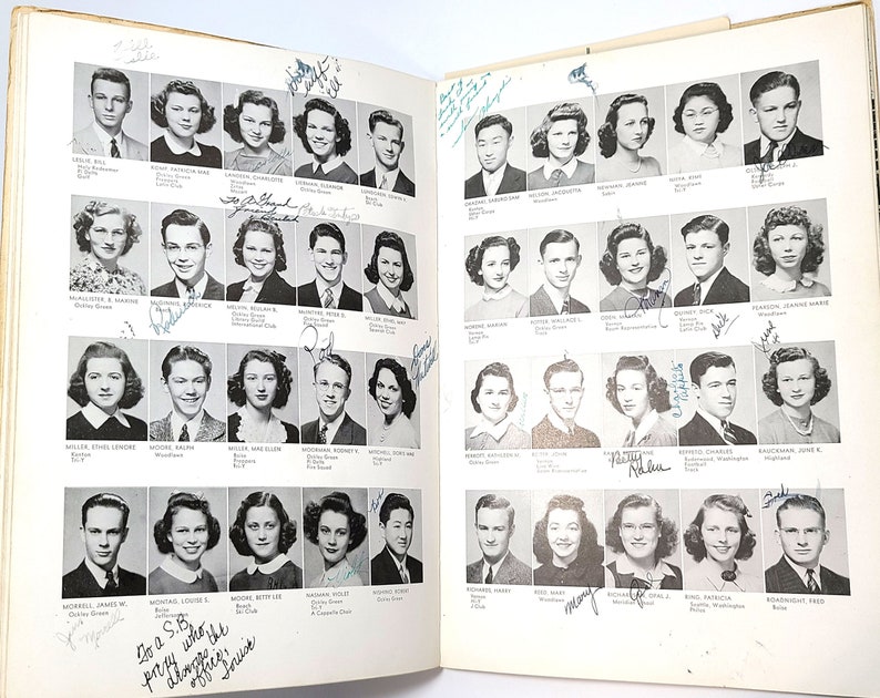 Jefferson High School Yearbook the Spectrum June 1941 & Jan Etsy