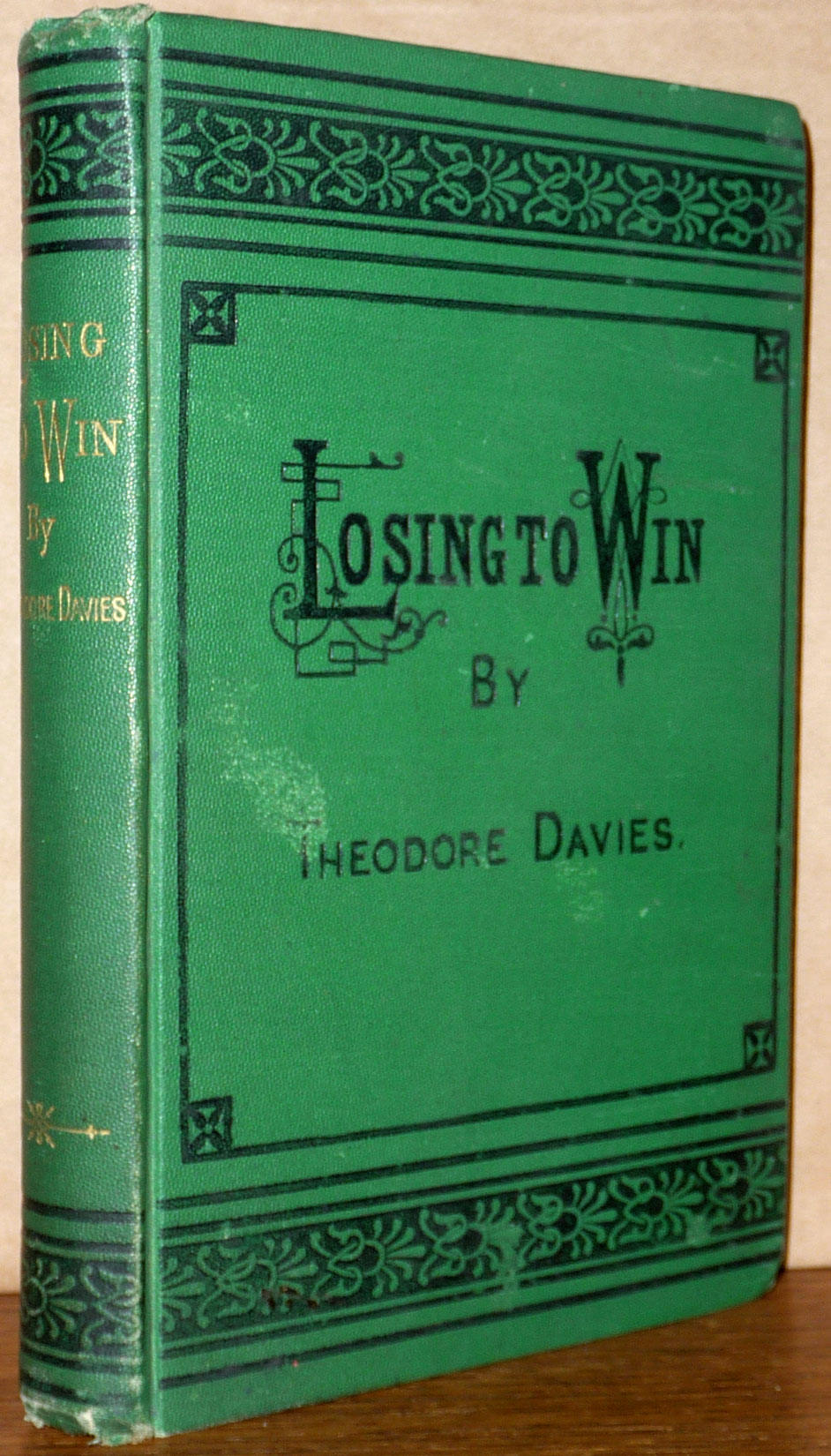 Losing to Win 1874 by Theodore Davies - Hardcover HC - Antique Fiction ...