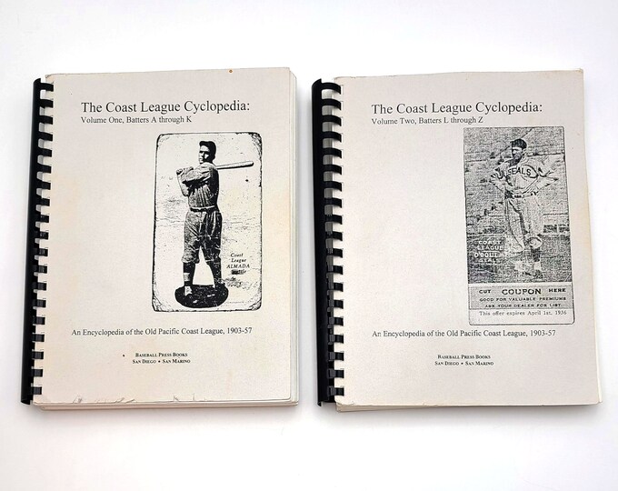 Coast League Cyclopedia: Encyclopedia of the Pacific Coast League 1903-57 ~Carlos Bauer ~Minor League Baseball ~California Oregon Washington