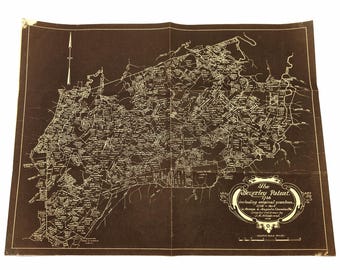 1736 Beverley Patent map, Virginia, showing original grantees 1738-1815 in Orange County & Augusta County ~ Genealogy ~ Property/Land Owners