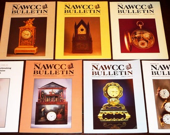 Bulletin of the National Association of Watch and Clock Collectors (NAWCC) 1989 Full Year + Supplement 17