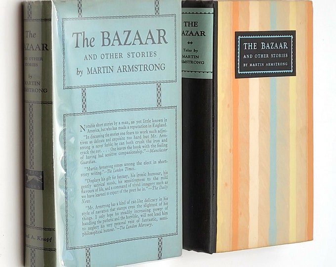 The Bazaar and other Stories 1924 Martin Armstrong ~ First Edition