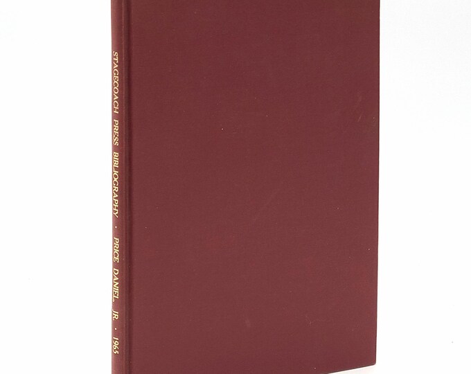 Texas and the West, Catalogue No 32: Books Printed & Designed by J.D. Rittenhouse of the Stagecoach Press ~Bibliography 1965 Daniel Price Jr