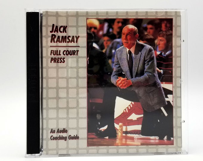 Jack Ramsay: Full Court Press 2 CD Set Audio Coaching Guide Biography 1994 Issue Records Portland Trail Blazers NBA Coach