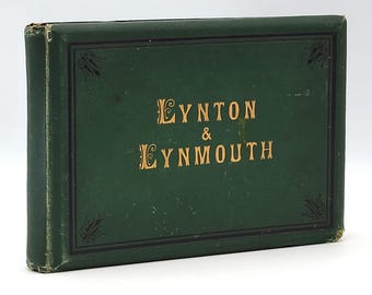 Lynton & Lynmouth [antique photograph album] circa 1890s ~ Devon ~ Exmoor ~ Watersmeet House