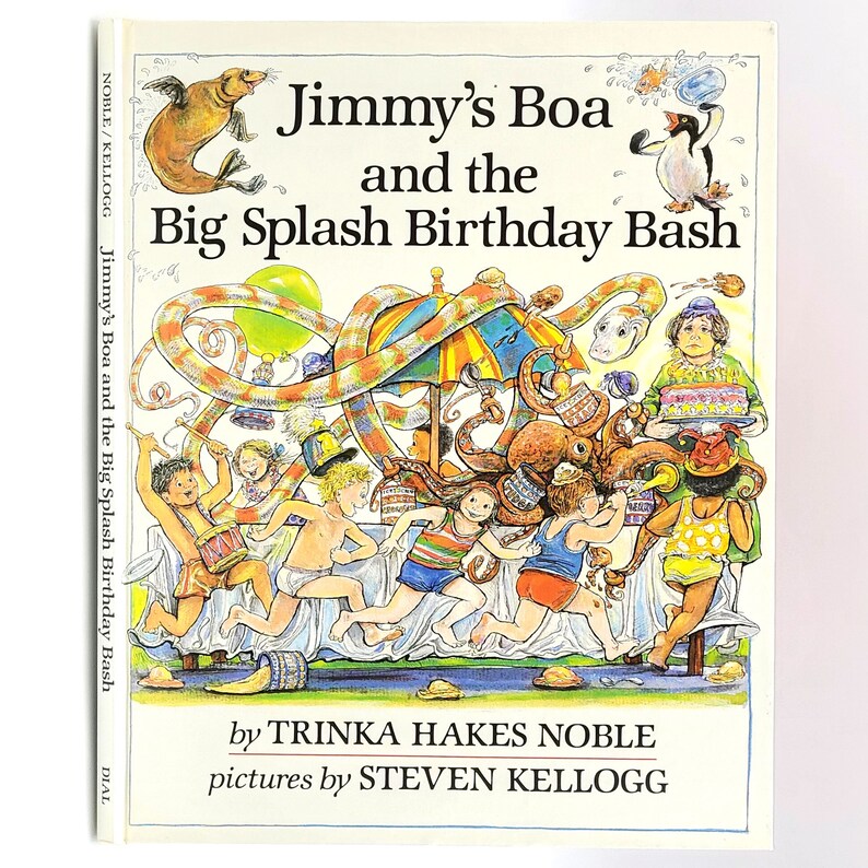 Jimmy's Boa and the Big Splash Birthday Bash SIGNED 1st Edition in Dust Jacket 1989 by Trinka ...
