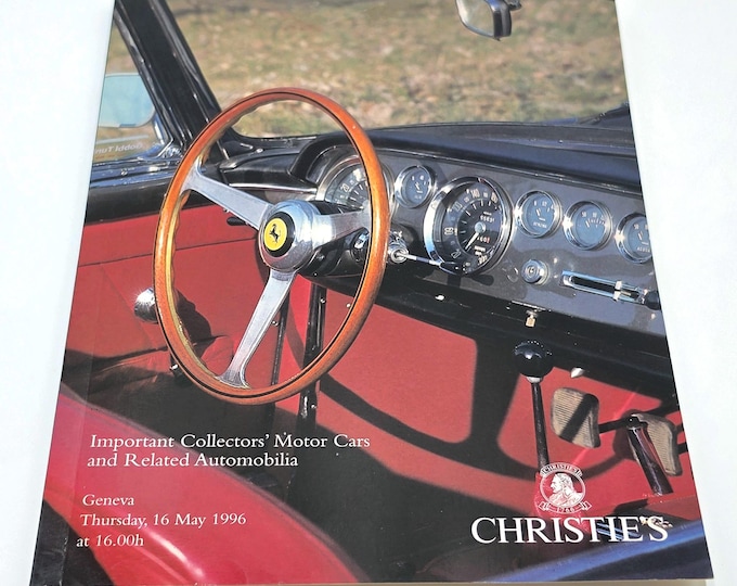Christie's Geneva ~ Important Collectors' Motor Cars and Related Automobilia 1996 auction catalog ~ Peter Warr